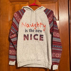 Derek Heart Graphic Christmas Hoodie